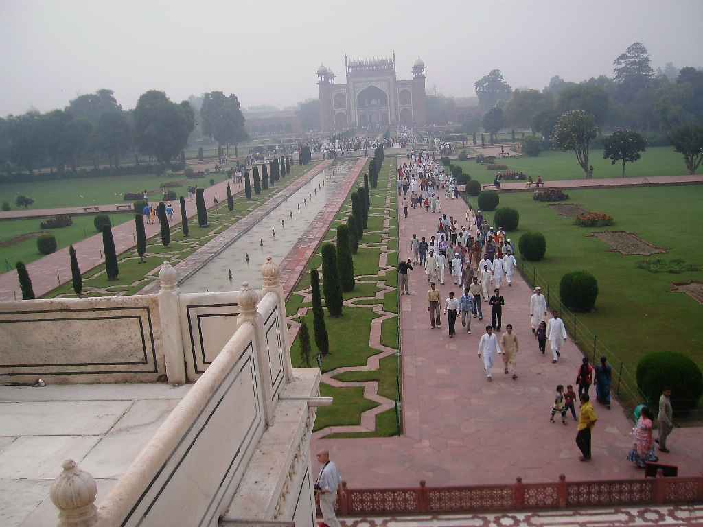 View from Taj Mahal