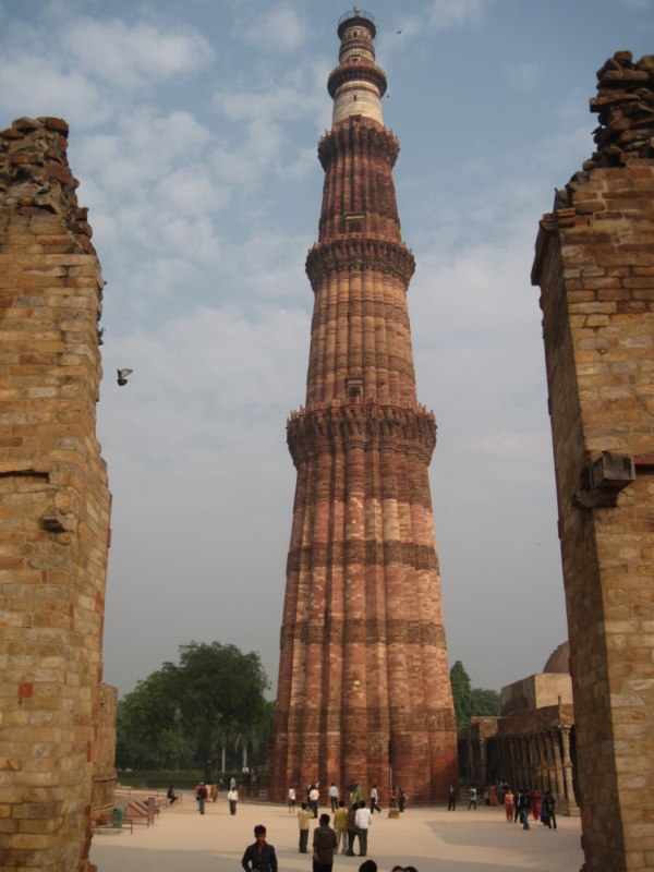 Qutub Minar is located in Mehrauli