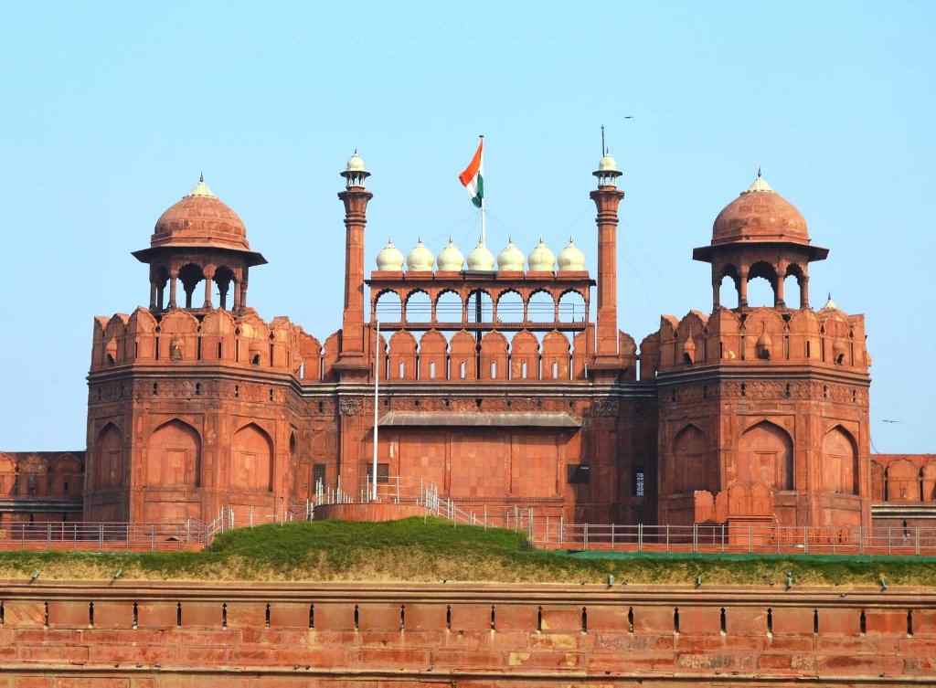 Red Fort Located in Old Delhi near Chandni Chowk Metro Station