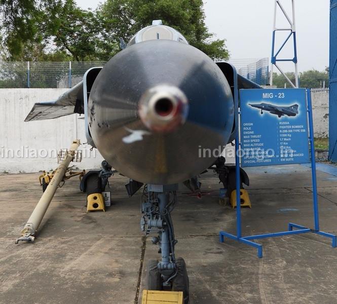 MIG 23 Fighter Jet in Air Force Museum New Delhi