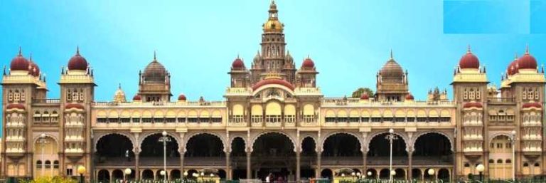 Mysore Palace Timings Entry Fee History Address And Information   Mysore Palace 768x257 