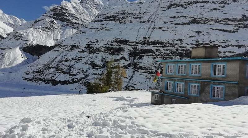 sissu Lahaul-Spiti during Snowfall