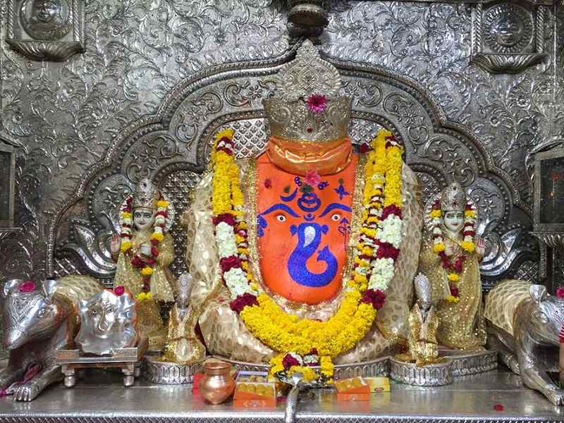 Lord Ganesha Deity in Khajrana Ganesh Mandir Indore