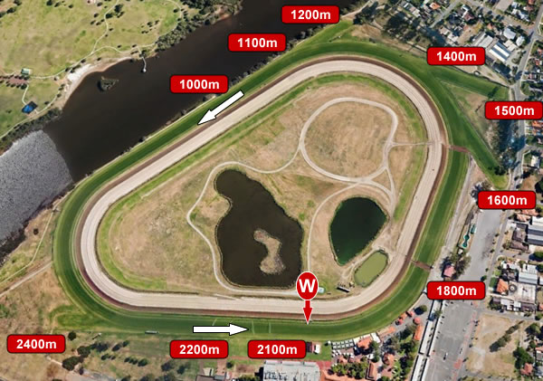 Ascot racecourse map