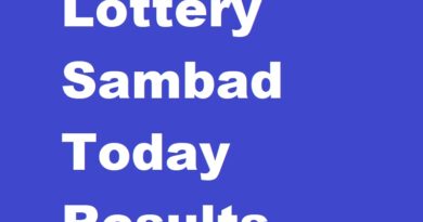 Lottery Sambad Today Results