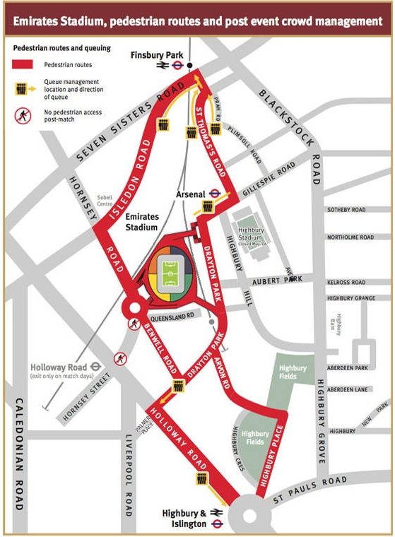 Emirates Stadium Seating Plan Row Numbers, Arsenal Stadium Seating Chart