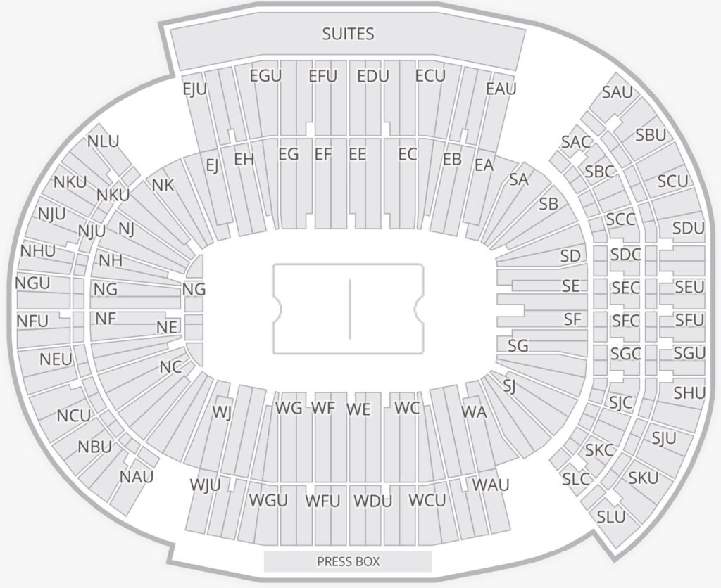 Beaver Stadium Seating Chart with Rows and Seat Numbers, Tickets Price